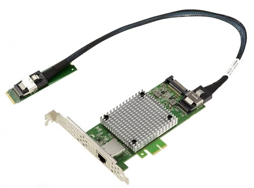 KALEA-INFORMATIQUE M2 M.2 NGFF PCIe B M Key 10 Gigabit RJ45 LAN Ethernet 10 100 1000 1G 2.5G 5G 10G Chipsatz Intel I82599. von KALEA-INFORMATIQUE