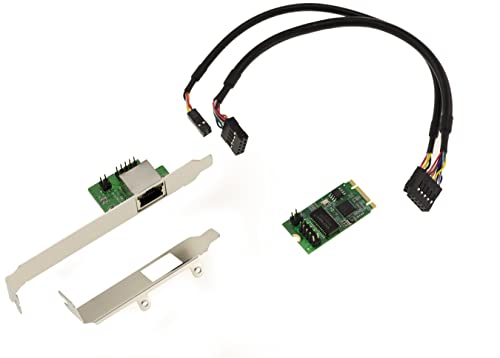 KALEA-INFORMATIQUE M2 M.2 NGFF PCIe B M Key Karte 2.5 Gigabit RJ45 LAN ethernet 10 100 1000 1G 2.5G mit Intel I225 Chipsatz. von KALEA-INFORMATIQUE