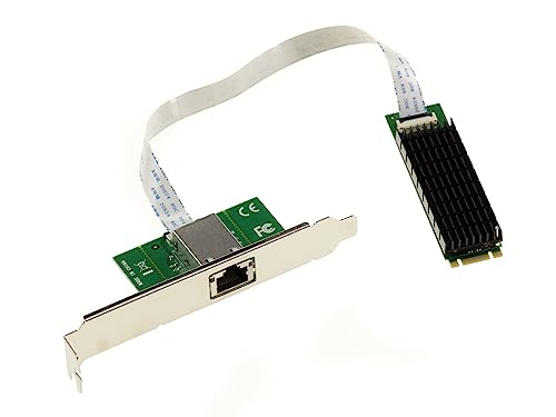 KALEA-INFORMATIQUE M2 PCIe B+M Netzwerk-Controller-Karte auf RJ45 10G LAN 10 Gigabit Ethernet mit Aquantia Chipsatz AQC107. von KALEA-INFORMATIQUE