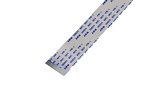 KALEA-INFORMATIQUE Matte ZIF-Band FPC 18-fädig AWM, 1 mm Abstand, 200 mm Länge, 18,5 mm Breite. Anschlüsse auf derselben Seite der FPC-Matte. von KALEA-INFORMATIQUE