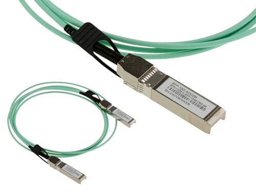 KALEA-INFORMATIQUE Netzwerkkabel (Glasfaser, Multimode), AOC, 2 m, SFP+, 10 G, Referenz SFP-10G-AOC2M, kompatibel mit Intel von KALEA-INFORMATIQUE