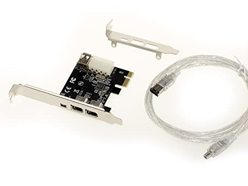 KALEA-INFORMATIQUE PCI Express PCIe auf FireWire 400 IEEE1394a 2+1 6-Punkt- und 4-Punkt-Ports Controller-Karte mit Via VT6315 Chipsatz. Mit Ilink-Kabel und Low- und HIGH-Profile-Winkeln. KALEA-INFORMATIQUE PCI Express PCIe auf FireWire 400 IEEE1394a 2+1 6-Punkt- und 4-Punkt-Ports Controller-Karte mit Via VT6315 Chipsatz. Mit Ilink-Kabel und Low- und HIGH-Profile-Winkeln. von KALEA-INFORMATIQUE