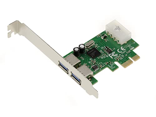 KALEA-INFORMATIQUE PCI Express PCIe-auf-USB 3.0-Controller-Karte mit 2 USB3.0 5G-Ports. NEC D720200 Chipsatz. von KALEA-INFORMATIQUE