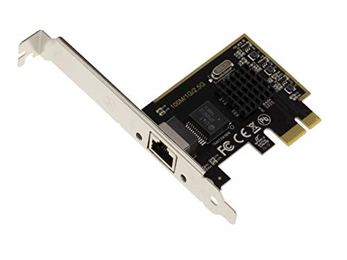 KALEA-INFORMATIQUE PCIe 2.5 Gigabit Ethernet 10 100 1000 1G 2.5G Netzwerk-Controller-Karte mit RJ45-Anschluss und Realtek RTL8125 Chipsatz. von KALEA-INFORMATIQUE