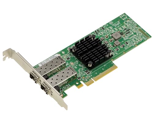 KALEA-INFORMATIQUE PCIe 3.0 x8 Controller-Karte Ethernet-LAN-Netzwerk 2 Ports 25G SFP28 mit Broadcom BCM57414B Chipsatz von KALEA-INFORMATIQUE