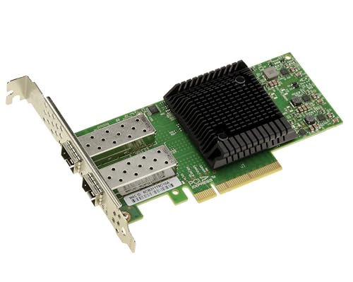 KALEA-INFORMATIQUE PCIe 3.0 x8 Netzwerkkarte LAN Ethernet 2 Ports 25G SFP28 mit Broadcom Mellanox ConnectX-4 LX Chipsatz KALEA-INFORMATIQUE PCIe 3.0 x8 Netzwerkkarte LAN Ethernet 2 Ports 25G SFP28 mit Broadcom Mellanox ConnectX-4 LX Chipsatz von KALEA-INFORMATIQUE