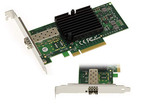 KALEA-INFORMATIQUE PCIe-Controller-Karte für 10G SFP+ LAN-Netzwerk mit Intel JL82599EN Chipsatz - 10GbE Ethernet Network Adapter von KALEA-INFORMATIQUE