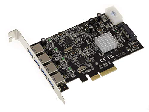 KALEA-INFORMATIQUE PCIe-Controller-Karte mit 4 SuperSpeed USB 3.1-Anschlüssen. 4 A-Anschlüsse. DUAL CORE, MIT 20G BANDBREITE. KALEA-INFORMATIQUE PCIe-Controller-Karte mit 4 SuperSpeed USB 3.1-Anschlüssen. 4 A-Anschlüsse. DUAL CORE, MIT 20G BANDBREITE. von KALEA-INFORMATIQUE