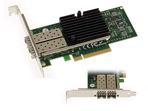 KALEA-INFORMATIQUE PCIe LAN-Controller-Karte 10G SFP+ 2 Ports mit Intel JL82599ES Chipsatz - 10GbE Ethernet Network Adapter KALEA-INFORMATIQUE PCIe LAN-Controller-Karte 10G SFP+ 2 Ports mit Intel JL82599ES Chipsatz - 10GbE Ethernet Network Adapter von KALEA-INFORMATIQUE