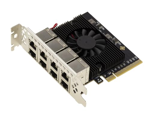 KALEA-INFORMATIQUE PCIe-Netzwerk-Controller-Karte mit 8 Ports RJ45 Gigabit LAN Ethernet 10 100 1000 Mbps 1G mit REALTEK RTL8111H Chipsatz. KALEA-INFORMATIQUE PCIe-Netzwerk-Controller-Karte mit 8 Ports RJ45 Gigabit LAN Ethernet 10 100 1000 Mbps 1G mit REALTEK RTL8111H Chipsatz. von KALEA-INFORMATIQUE