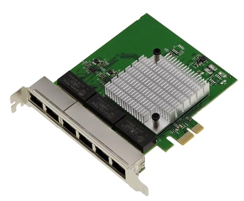 KALEA-INFORMATIQUE PCIe x1 Netzwerk-Controller-Karte 6 Ports RJ45 Gigabit LAN Ethernet 10 100 1000 Mbps 1G mit REALTEK RTL8111H Chipsatz KALEA-INFORMATIQUE PCIe x1 Netzwerk-Controller-Karte 6 Ports RJ45 Gigabit LAN Ethernet 10 100 1000 Mbps 1G mit REALTEK RTL8111H Chipsatz von KALEA-INFORMATIQUE