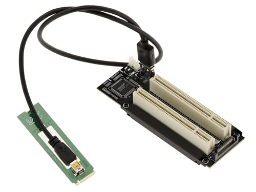 KALEA-INFORMATIQUE Riser-Konverter, um einen M2 M Key PCIe-Anschluss in 2 32-Bit-PCI-Anschlüsse umzuwandeln. von KALEA-INFORMATIQUE