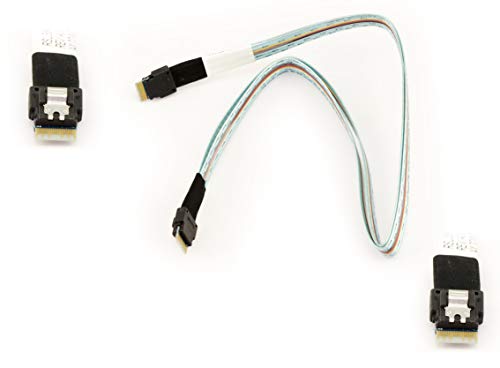 KALEA-INFORMATIQUE SAS 4.0-Kabel Typ MiniSAS SFF-8654 / SFF-8654 auf SFF8654 SlimSAS 4i zur Verbindung von SAS-Laufwerken. von KALEA-INFORMATIQUE