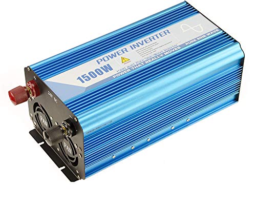 KALEA-INFORMATIQUE Spannungswandler 24V Eingang zu 220V mit PUR Sinus-Welle. Gleichstromleistung 1500 WATTS, Spitzenleistung 3000W. von KALEA-INFORMATIQUE