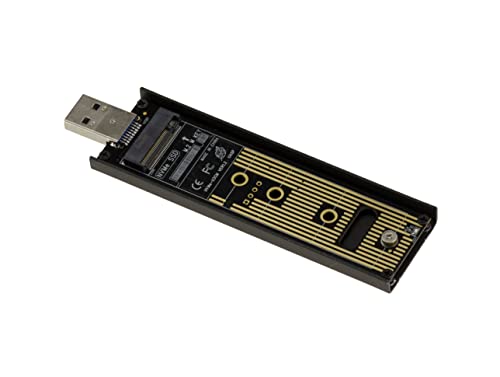 KALEA-INFORMATIQUE USB 3.0 Key Adapter Für M.2 NGFF SSDs PCIe NVMe M oder B+M Key, mit verstärkter und offener Struktur zum schnellen Einsetzen der SSD. von KALEA-INFORMATIQUE