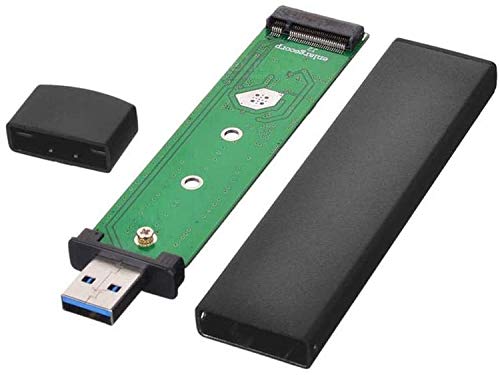 KALEA-INFORMATIQUE USB-Stick Aluminiumgehäuse für SSD M2 auf USB3 (USB 3.0 5G) für SSD M2 vom Typ SATA Format 2230 2242 2280 von KALEA-INFORMATIQUE