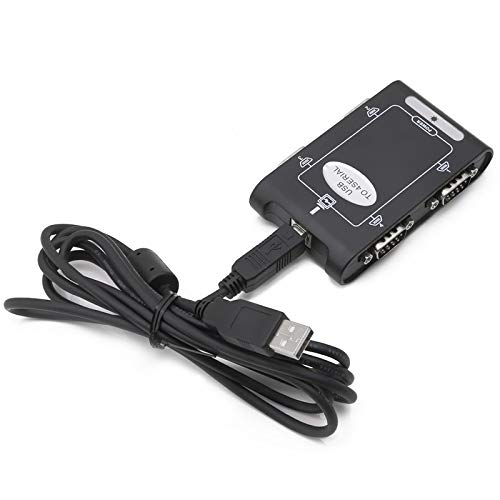 KALEA-INFORMATIQUE USB zu 4 unabhängigen RS232 COM DB9 Ports Konverter, MOSCHIP MCS7840 Chipsatz. von KALEA-INFORMATIQUE