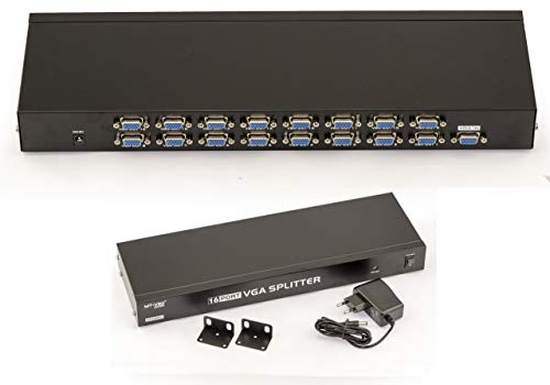 KALEA-INFORMATIQUE VGA-Videosplitter vom Splittertyp, der 1 Eingangsquelle identisch auf 16 gleichzeitige Ausgänge dupliziert. 350MHz Bandbreite. KALEA-INFORMATIQUE VGA-Videosplitter vom Splittertyp, der 1 Eingangsquelle identisch auf 16 gleichzeitige Ausgänge dupliziert. 350MHz Bandbreite. von KALEA-INFORMATIQUE