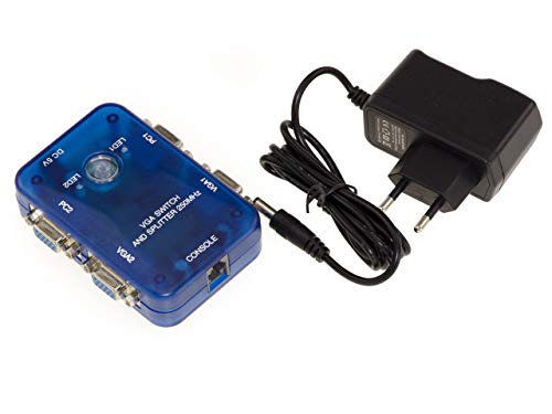 KALEA-INFORMATIQUE VGA-Videoverteiler vom Typ Switch und Splitter, um 2 Eingänge gleichzeitig auf 2 Ausgänge zu verteilen. 250MHz Bandbreite. KALEA-INFORMATIQUE VGA-Videoverteiler vom Typ Switch und Splitter, um 2 Eingänge gleichzeitig auf 2 Ausgänge zu verteilen. 250MHz Bandbreite. von KALEA-INFORMATIQUE