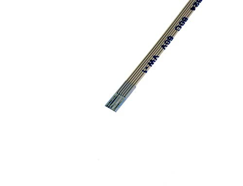 KALEA-INFORMATIQUE ZIF-Band FPC 5 AWM-Drähte, 0,5 mm Abstand, 200 mm Länge, 3 mm Breite. Steckverbinder auf derselben Seite der AWM-Matte. von KALEA-INFORMATIQUE