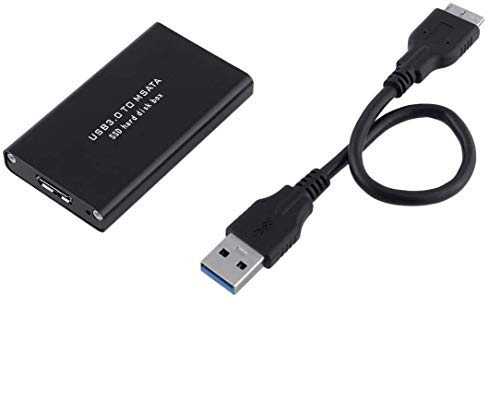 KALEA-INFORMATIQUE mSATA-auf-USB3-Gehäuse für 30mm oder 50mm mSATA-SSDs von KALEA-INFORMATIQUE