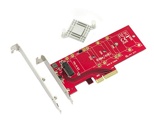 KALEA-INFORMATIQUE PCIe x4 Controller-Karte Typ PCIe 3.0 für M.2 SSD Typ PCIe 3.0 x4 NVMe oder PCIe-AHCI M2. von KALEA-INFORMATIQUE