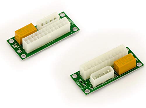 KALEA-INFORMATIQUE PSU ATX-Doppler zum Synchronisieren zweier Netzteile. Startet EIN sekundäres Netzteil beim Einschalten des ATX-Hauptnetzteils. von KALEA-INFORMATIQUE