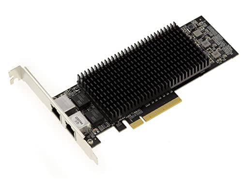 KALEA-INFORMATIQUE PCIe-Controller-Karte Dual LAN Netzwerk 10 GB Ethernet mit 2 RJ45-Anschlüssen. Chipsatz TEHUTI Networks TN4010 10G NIC. von KALEA-INFORMATIQUE