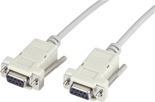 KALEA-INFORMATIQUE Serielles Kabel COM RS232 weiblich weiblich mit DB9-Steckern, Länge 1,5M. von KALEA-INFORMATIQUE