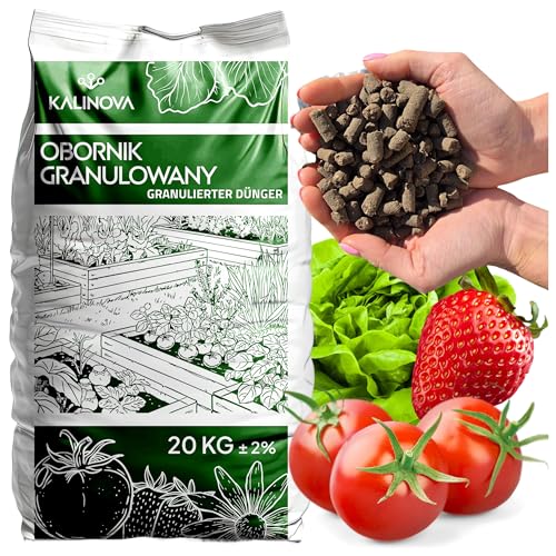 Hühnermist Granulatdünger 20 kg – Organischer Naturdünger für Gemüse, Obst, Rasen & Zierpflanzen – Kalinova Hühnermist Granulatdünger 20 kg – Organischer Naturdünger für Gemüse, Obst, Rasen & Zierpflanzen – Kalinova von KALINOVA