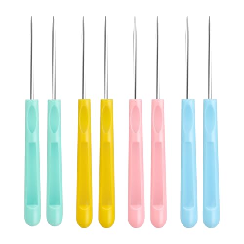 KALIONE 8 Stück Ritznadel Royal Icing Rührnadel Edelstahl Zucker,Rührnadel Tortendekorationsnadel Keks Scriber Nadeln Anreiß Nadel Modellierwerkzeug DIY Backwerkzeug Set für Kekse Kuchen Fondant von KALIONE