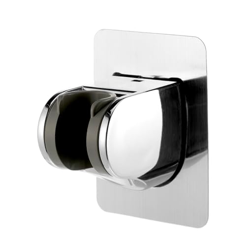Duschhalterung Ohne Bohren, 45° Verstellbare Duschkopfhalterung Universelle Brausehalter Wand Montierte Handbrause Halterung Ohne Bohren für Wand, Toilette, Badezimmer von KALIONE