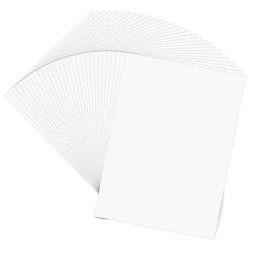 KALIONE 30pcs kohlepapier weiß, Graphit Kopie Tracing Papier A4 weißes Kohlepapier Transferpapier Kohlepapier Pauspapier für Holz Papier Leinwand Glas Keramik, und andere Oberflächen drucken von KALIONE