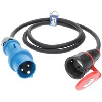 Kalle Das Kabel - Kalle Adapterkabel cee 230V 16A 2,5mm² auf Schuko IP44 1,5 Meter Kalle Das Kabel - Kalle Adapterkabel cee 230V 16A 2,5mm² auf Schuko IP44 1,5 Meter von KALLE DAS KABEL