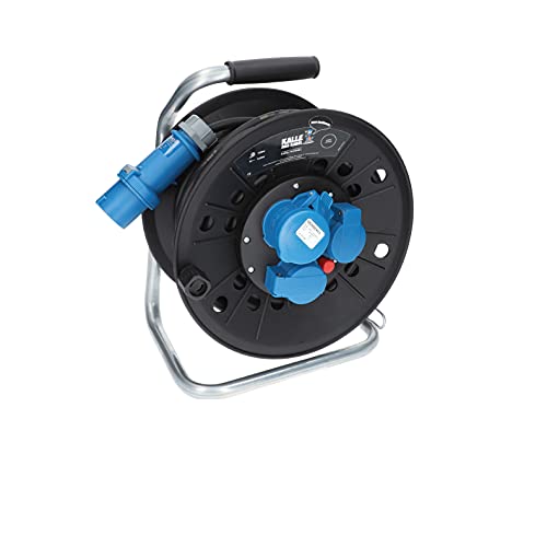KALLE DAS KABEL CEE-Campingkabeltrommel Kabeltrommel KTG Campingkabel Wohnmobil-Kabel Caravantrommel H07RN-F 3G 2,5mm² 25 Meter von KALLE DAS KABEL