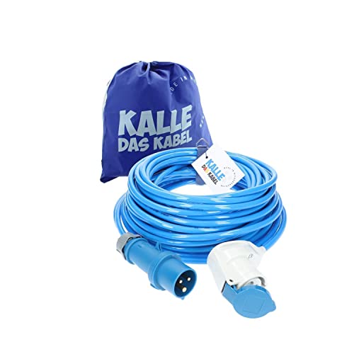 CEE Verlängerung KALLE Blue EXTREME Winkel KOMPAKT (40 Meter) von KALLE DAS KABEL