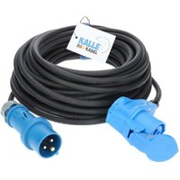 Kalle Das Kabel - Kalle Verlängerungskabel cee 230V 16A 1,5mm² Winkel IP44 15 Meter von KALLE DAS KABEL