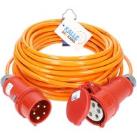 Kalle Das Kabel - Kalle Verlängerungskabel cee 400V 16A 1,5mm² Extreme Signal Orange IP44 10 Meter von KALLE DAS KABEL