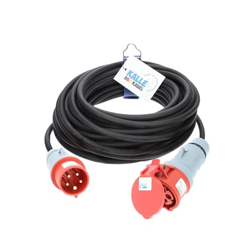 CEE-Verlängerungskabel Gummi H07RN-F 5G 1,5mm² 400V 16 A 40 Meter von KALLE DAS KABEL von KALLE DAS KABEL