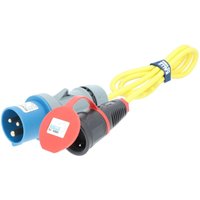 Kalle Adapterkabel CEE 230V 16A 2,5mm² auf Schuko Extreme Signal Gelb IP44 1,5 Meter Kalle Adapterkabel CEE 230V 16A 2,5mm² auf Schuko Extreme Signal Gelb IP44 1,5 Meter von KALLE DAS KABEL