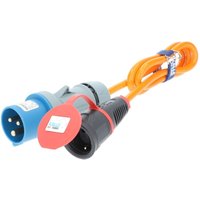 Kalle Adapterkabel CEE 230V 16A 2,5mm² auf Schuko Extreme Signal Orange IP44 1,5 Meter Kalle Adapterkabel CEE 230V 16A 2,5mm² auf Schuko Extreme Signal Orange IP44 1,5 Meter von KALLE DAS KABEL