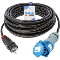 Kalle Adapterkabel Schuko 2,5mm² auf CEE 230V IP44 10 Meter Kalle Adapterkabel Schuko 2,5mm² auf CEE 230V IP44 10 Meter von KALLE DAS KABEL