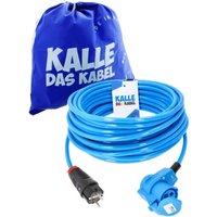 Kalle Adapterkabel Schuko 2,5mm² auf CEE 230V Winkel Extreme Blau IP44 20 Meter Kalle Adapterkabel Schuko 2,5mm² auf CEE 230V Winkel Extreme Blau IP44 20 Meter von KALLE DAS KABEL