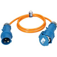 Kalle Das Kabel - Kalle Verlängerungskabel cee 230V 16A 2,5mm² Extreme Signal Orange IP44 1,5 Meter von KALLE DAS KABEL