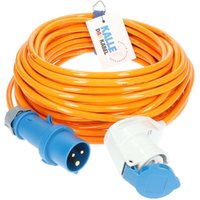 Kalle Verlängerungskabel cee 230V 16A 2,5mm² Winkel Kompakt Extreme Signal Orange IP44 10 Meter von KALLE DAS KABEL