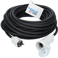 Kalle Das Kabel - Kalle Verlängerungskabel Schuko Colour 2,5mm² weiß IP44 5 Meter Kalle Das Kabel - Kalle Verlängerungskabel Schuko Colour 2,5mm² weiß IP44 5 Meter von KALLE DAS KABEL
