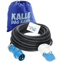 Kalle Verlängerungskabel cee 230V 16A 1,5mm² Winkel Kompakt IP44 25 Meter von KALLE DAS KABEL