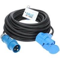 Kalle Das Kabel - Kalle Verlängerungskabel cee 230V 16A 1,5mm² Winkel IP44 50 Meter von KALLE DAS KABEL
