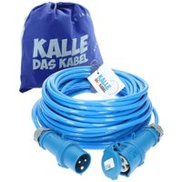 Kalle Verlängerungskabel cee 230V 16A 2,5mm² Extreme Blau IP44 20 Meter von KALLE DAS KABEL