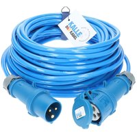 Kalle Das Kabel - Kalle Verlängerungskabel cee 230V 16A 2,5mm² Extreme Blau IP44 5 Meter von KALLE DAS KABEL